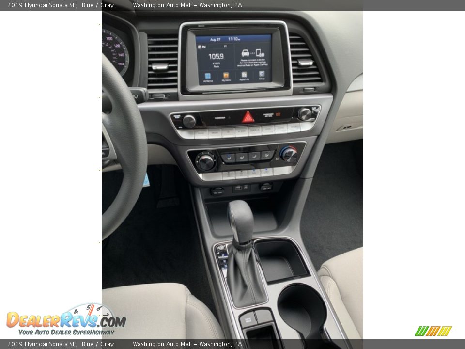 2019 Hyundai Sonata SE Blue / Gray Photo #31