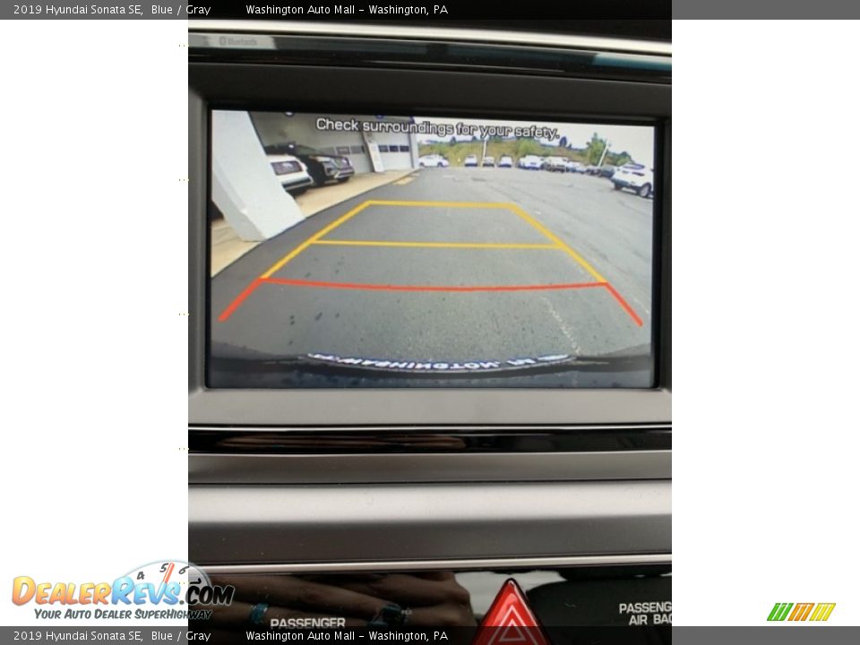 2019 Hyundai Sonata SE Blue / Gray Photo #32