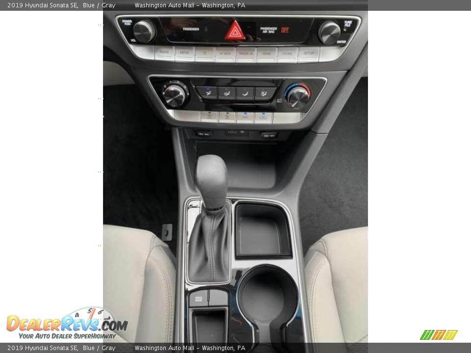 2019 Hyundai Sonata SE Blue / Gray Photo #33
