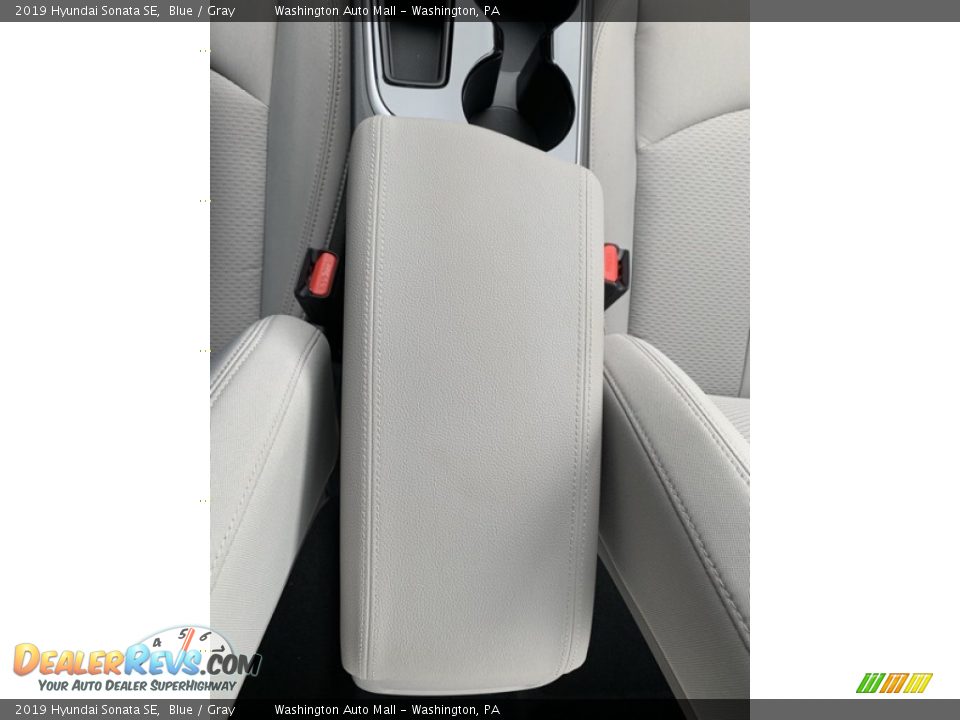 2019 Hyundai Sonata SE Blue / Gray Photo #34