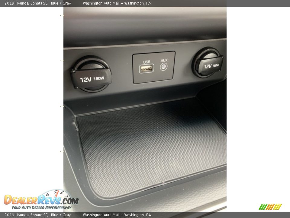 2019 Hyundai Sonata SE Blue / Gray Photo #35