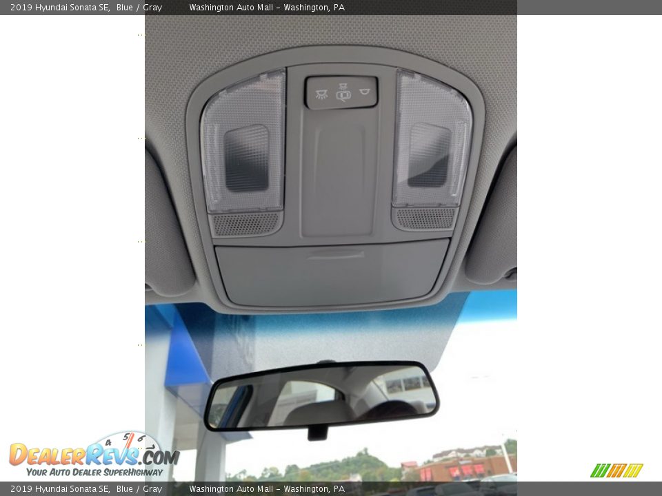 2019 Hyundai Sonata SE Blue / Gray Photo #36