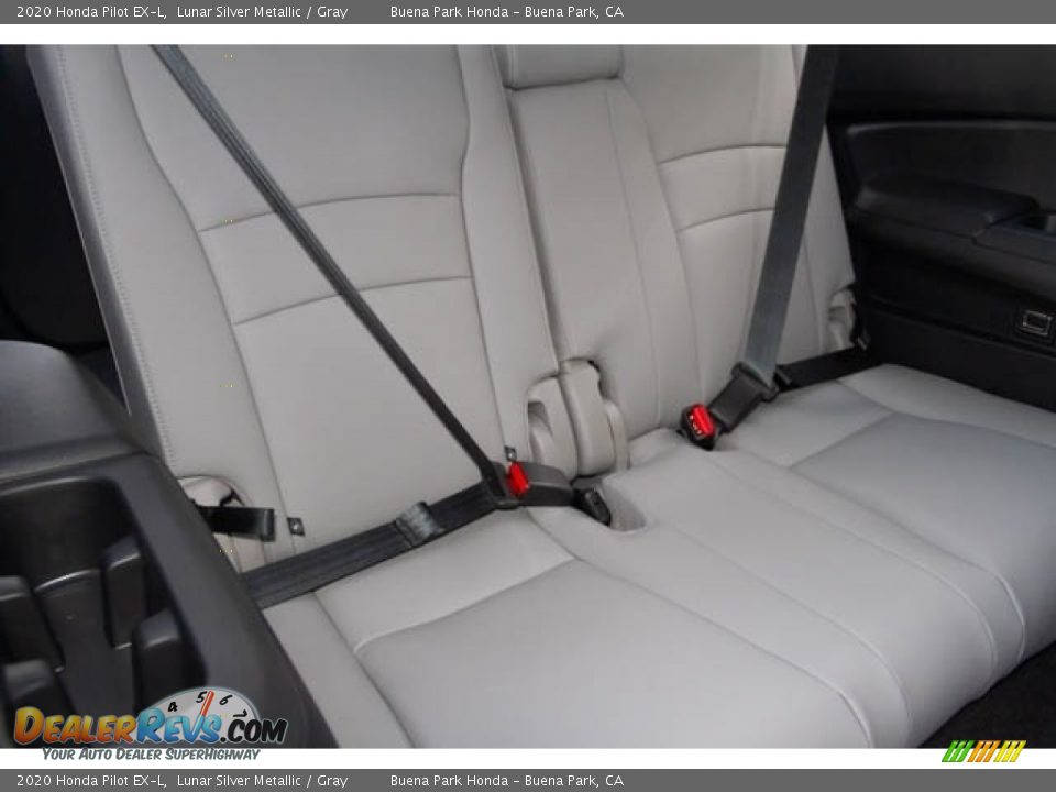2020 Honda Pilot EX-L Lunar Silver Metallic / Gray Photo #30