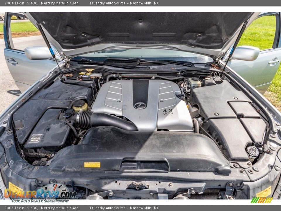 2004 Lexus LS 430 Mercury Metallic / Ash Photo #16