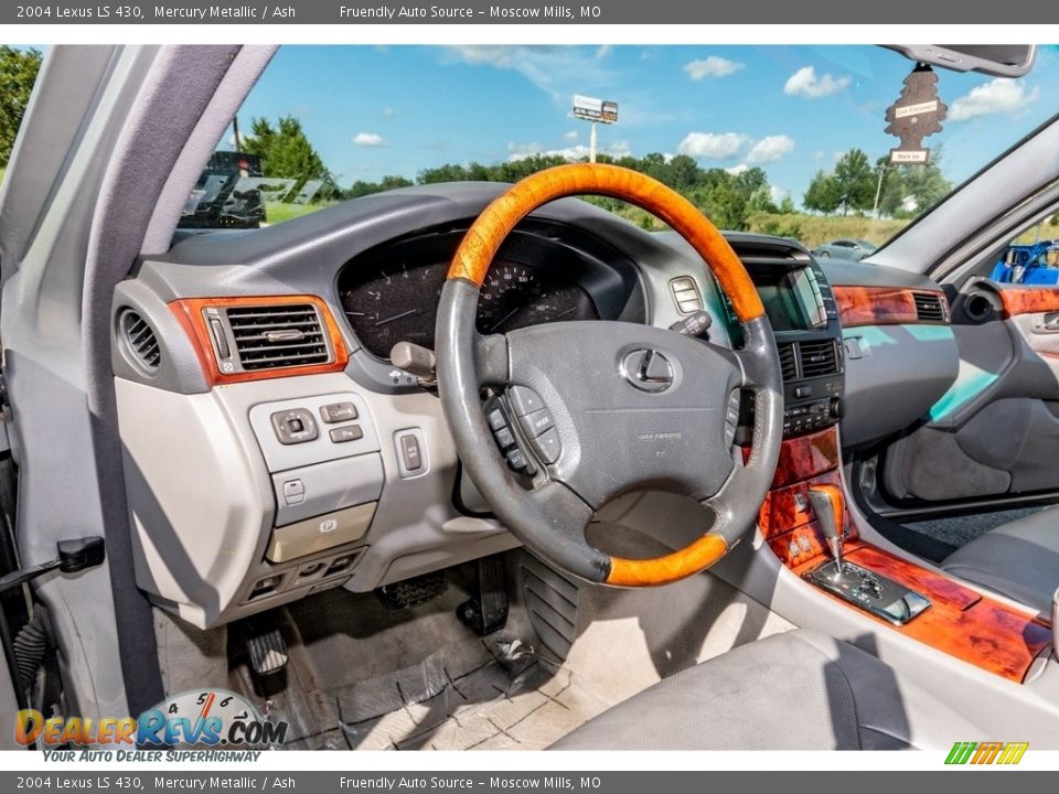 2004 Lexus LS 430 Mercury Metallic / Ash Photo #18
