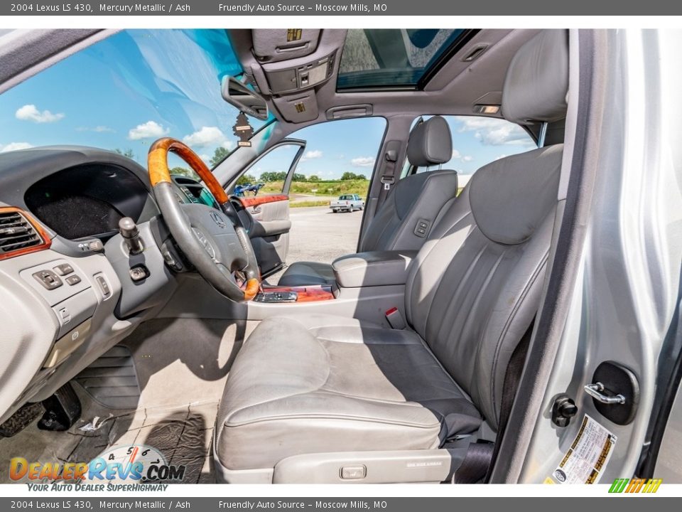 2004 Lexus LS 430 Mercury Metallic / Ash Photo #19