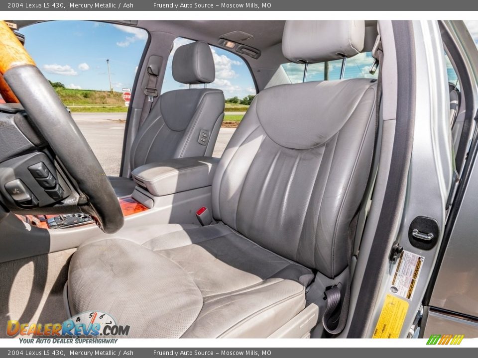 2004 Lexus LS 430 Mercury Metallic / Ash Photo #20