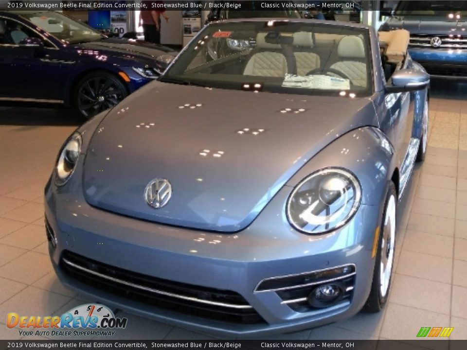 Stonewashed Blue 2019 Volkswagen Beetle Final Edition Convertible Photo #1