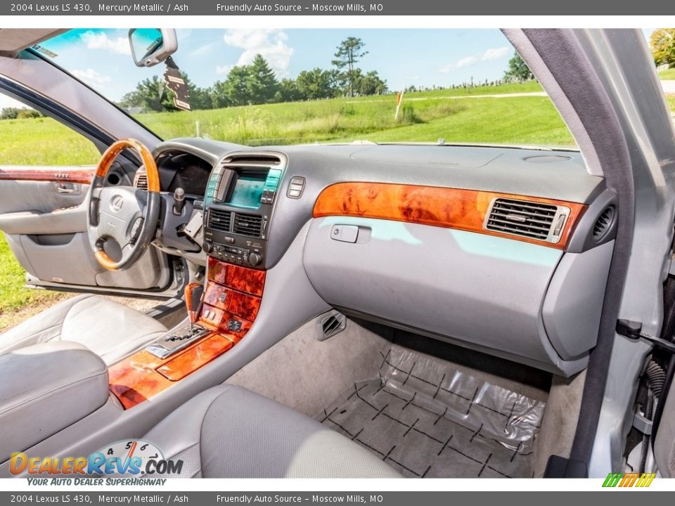 2004 Lexus LS 430 Mercury Metallic / Ash Photo #28