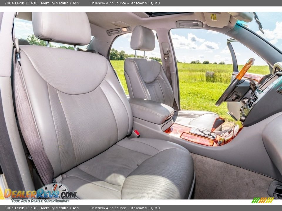2004 Lexus LS 430 Mercury Metallic / Ash Photo #30