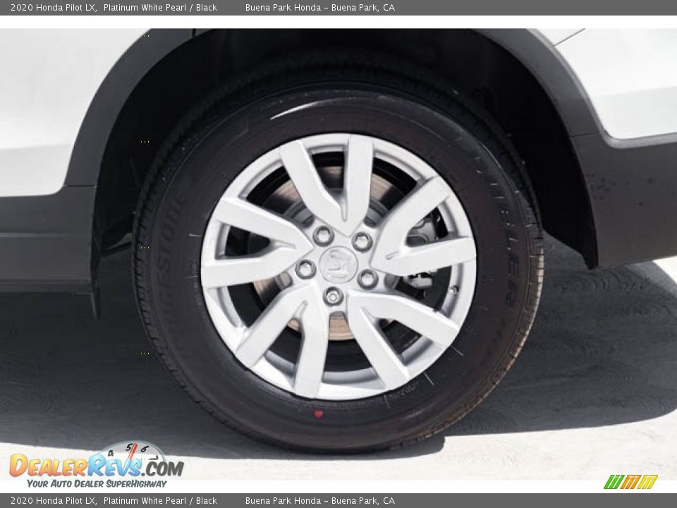 2020 Honda Pilot LX Platinum White Pearl / Black Photo #12