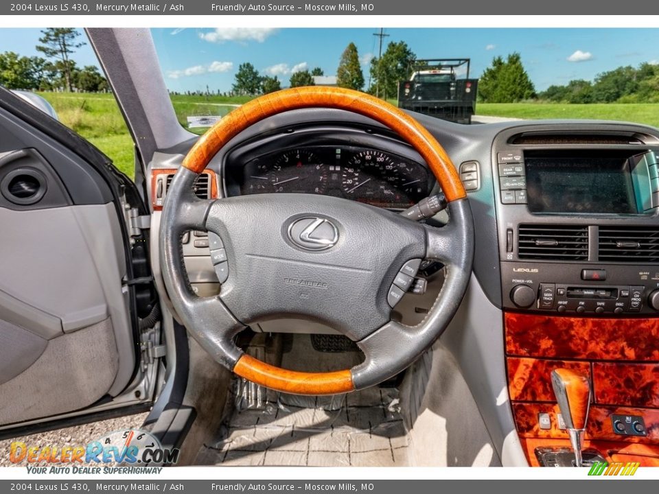 2004 Lexus LS 430 Mercury Metallic / Ash Photo #33