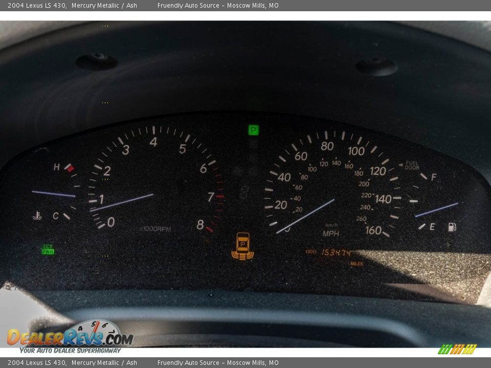 2004 Lexus LS 430 Mercury Metallic / Ash Photo #34