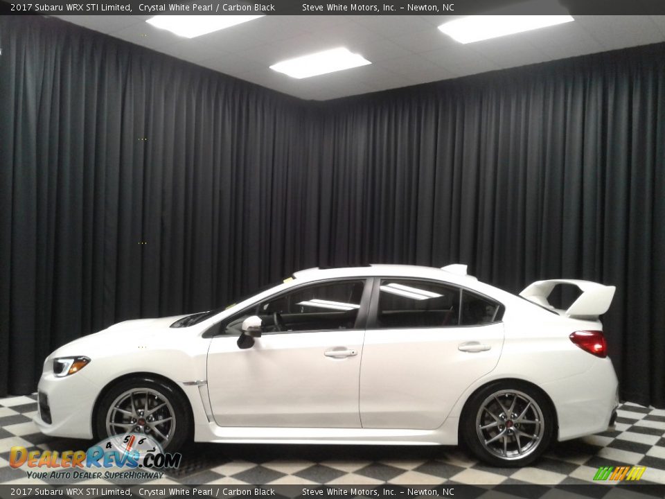 2017 Subaru WRX STI Limited Crystal White Pearl / Carbon Black Photo #1
