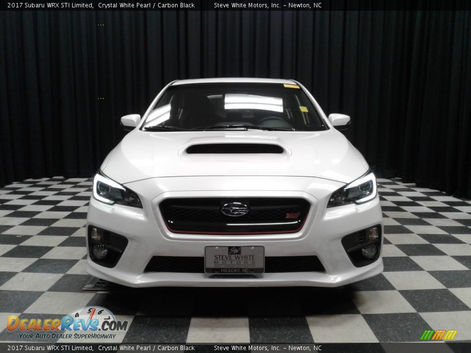 2017 Subaru WRX STI Limited Crystal White Pearl / Carbon Black Photo #3