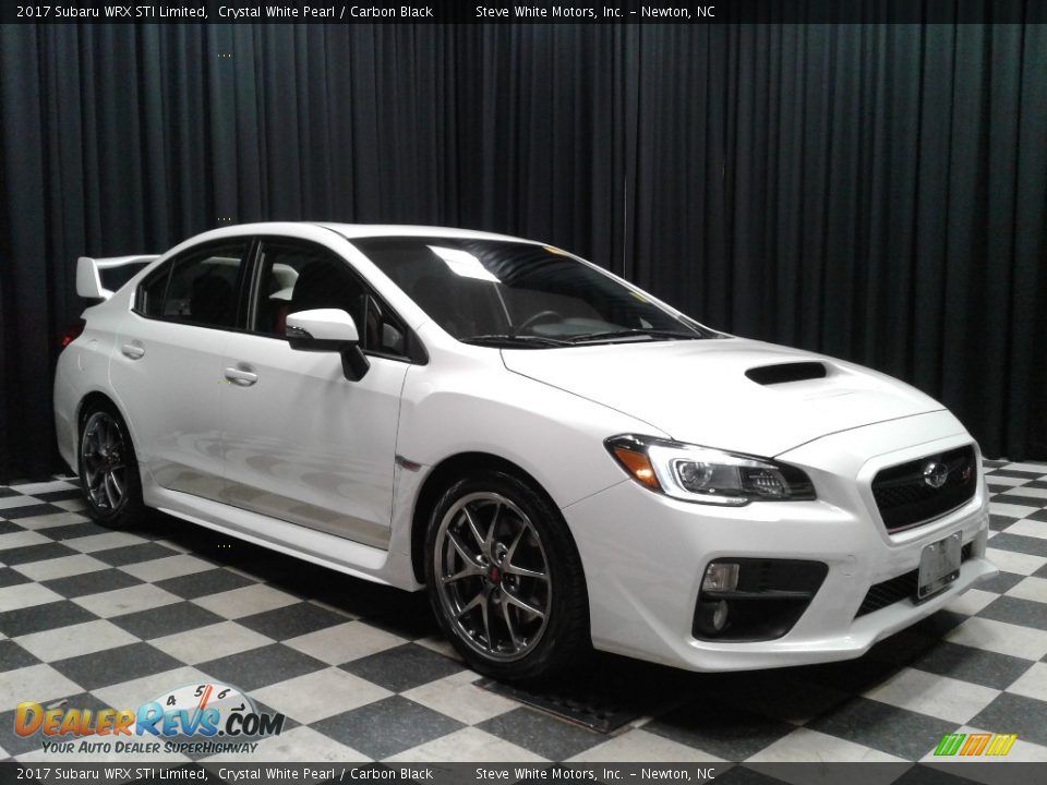 2017 Subaru WRX STI Limited Crystal White Pearl / Carbon Black Photo #4