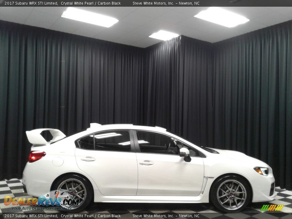 2017 Subaru WRX STI Limited Crystal White Pearl / Carbon Black Photo #5