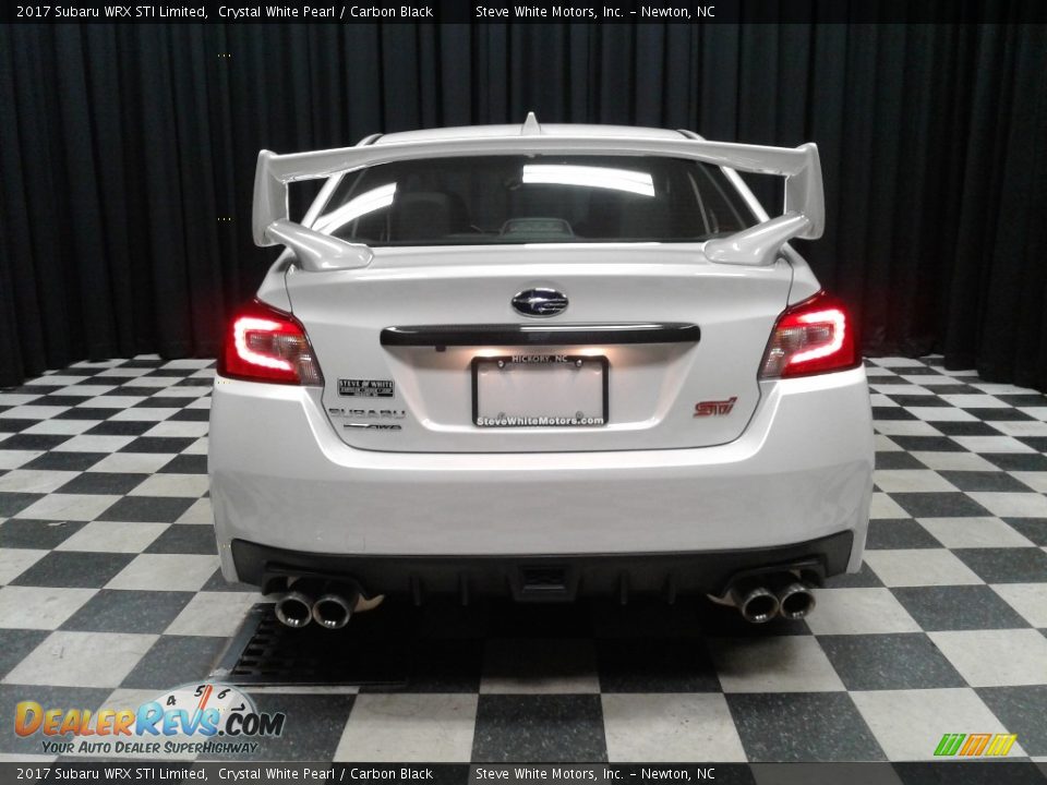 2017 Subaru WRX STI Limited Crystal White Pearl / Carbon Black Photo #7