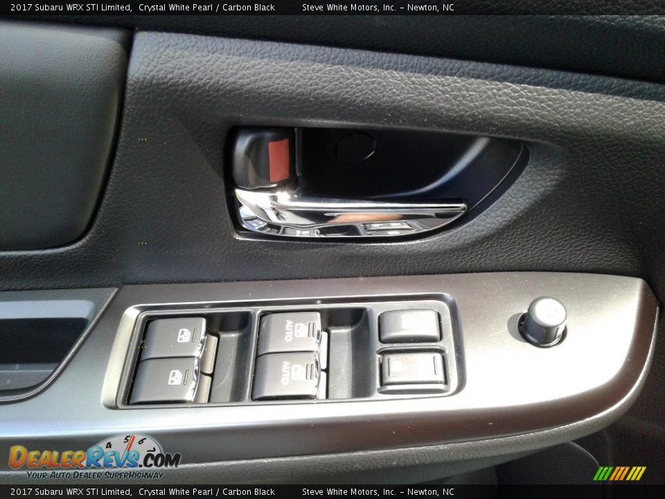 2017 Subaru WRX STI Limited Crystal White Pearl / Carbon Black Photo #9