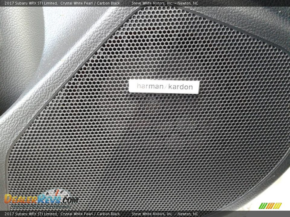 2017 Subaru WRX STI Limited Crystal White Pearl / Carbon Black Photo #10