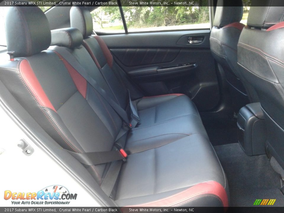 2017 Subaru WRX STI Limited Crystal White Pearl / Carbon Black Photo #14