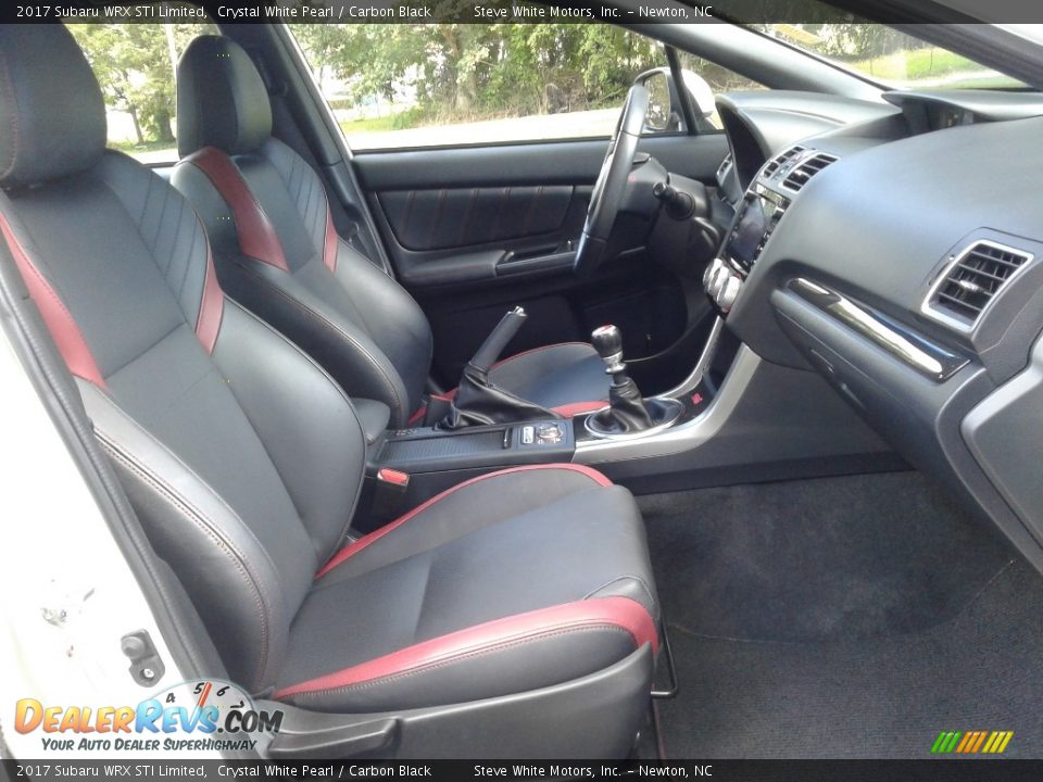 2017 Subaru WRX STI Limited Crystal White Pearl / Carbon Black Photo #15