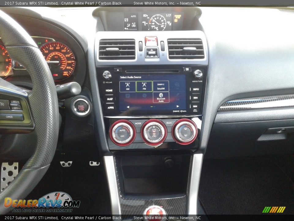 2017 Subaru WRX STI Limited Crystal White Pearl / Carbon Black Photo #20
