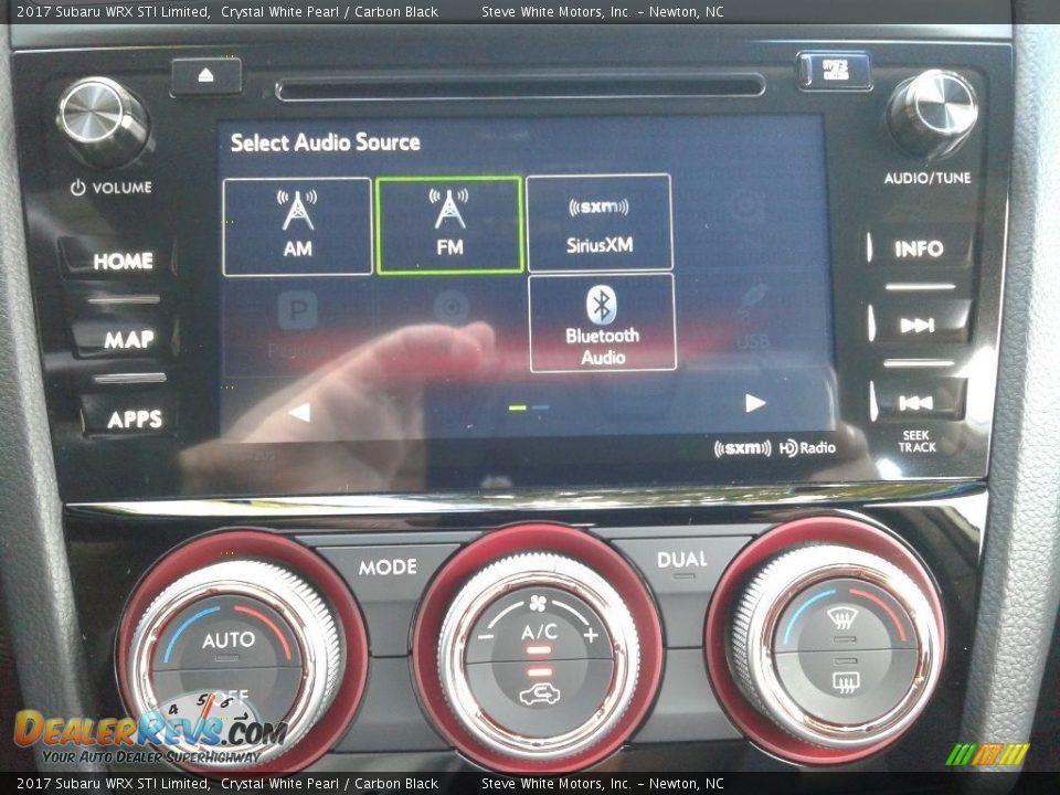 2017 Subaru WRX STI Limited Crystal White Pearl / Carbon Black Photo #23