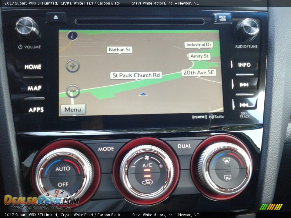 2017 Subaru WRX STI Limited Crystal White Pearl / Carbon Black Photo #26