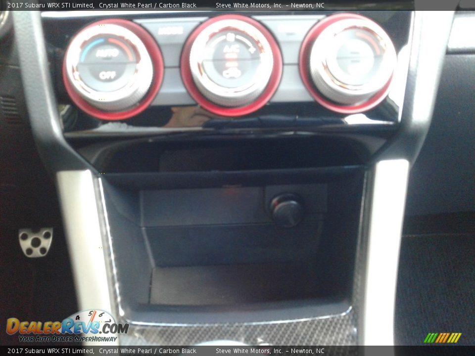 2017 Subaru WRX STI Limited Crystal White Pearl / Carbon Black Photo #28