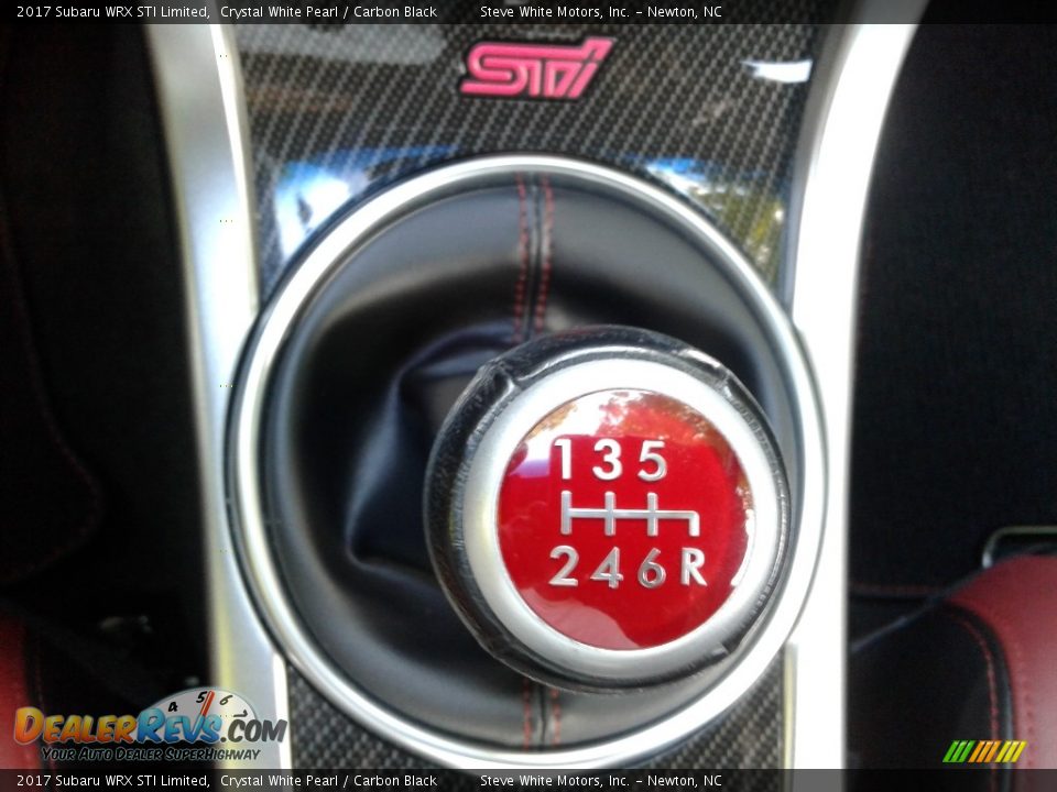 2017 Subaru WRX STI Limited Crystal White Pearl / Carbon Black Photo #29