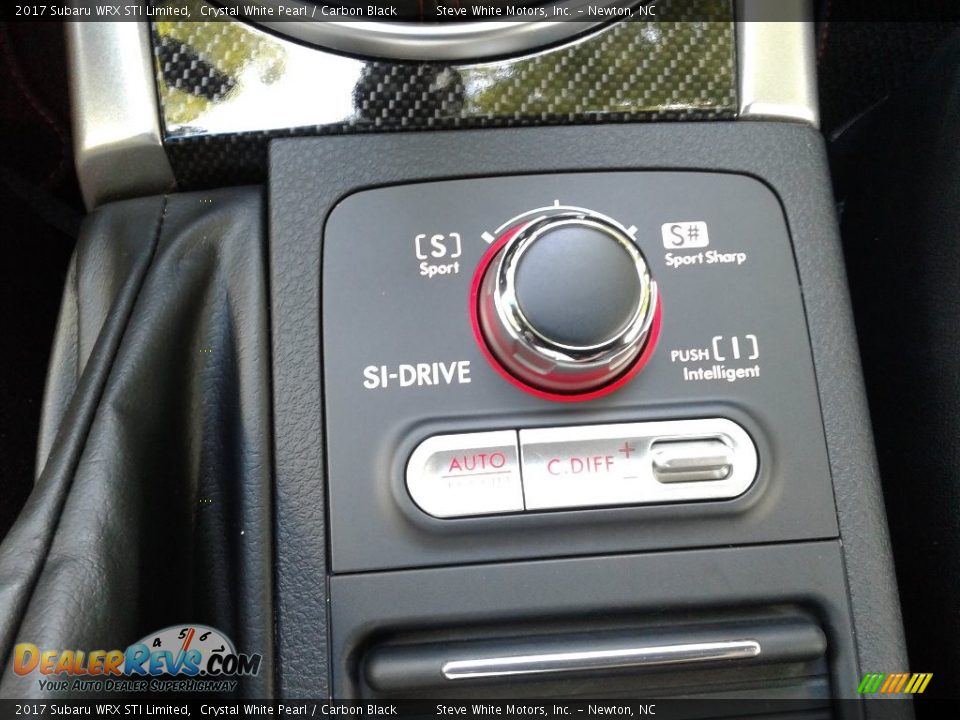 2017 Subaru WRX STI Limited Crystal White Pearl / Carbon Black Photo #30