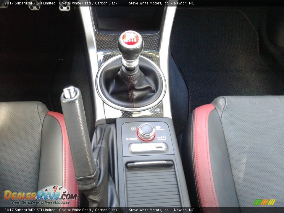 2017 Subaru WRX STI Limited Crystal White Pearl / Carbon Black Photo #33
