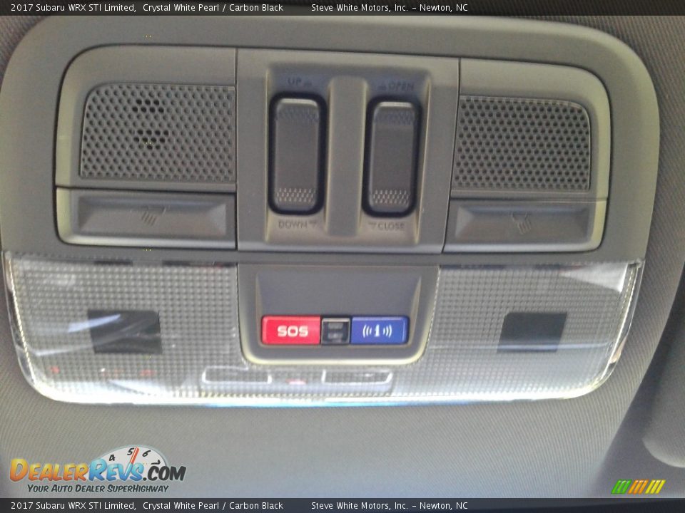 2017 Subaru WRX STI Limited Crystal White Pearl / Carbon Black Photo #34