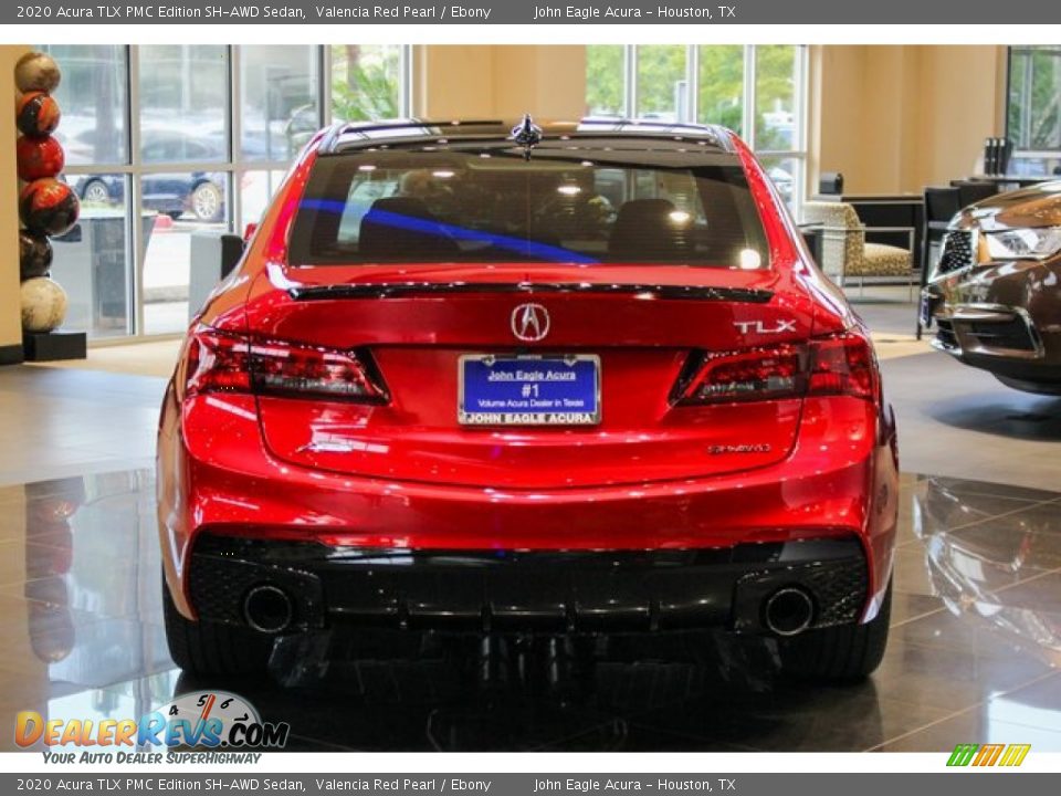 2020 Acura TLX PMC Edition SH-AWD Sedan Valencia Red Pearl / Ebony Photo #6