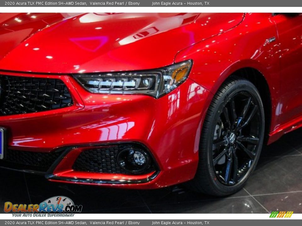 2020 Acura TLX PMC Edition SH-AWD Sedan Valencia Red Pearl / Ebony Photo #11