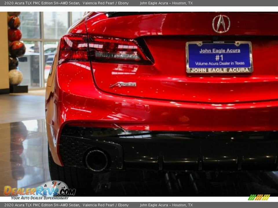 2020 Acura TLX PMC Edition SH-AWD Sedan Valencia Red Pearl / Ebony Photo #14