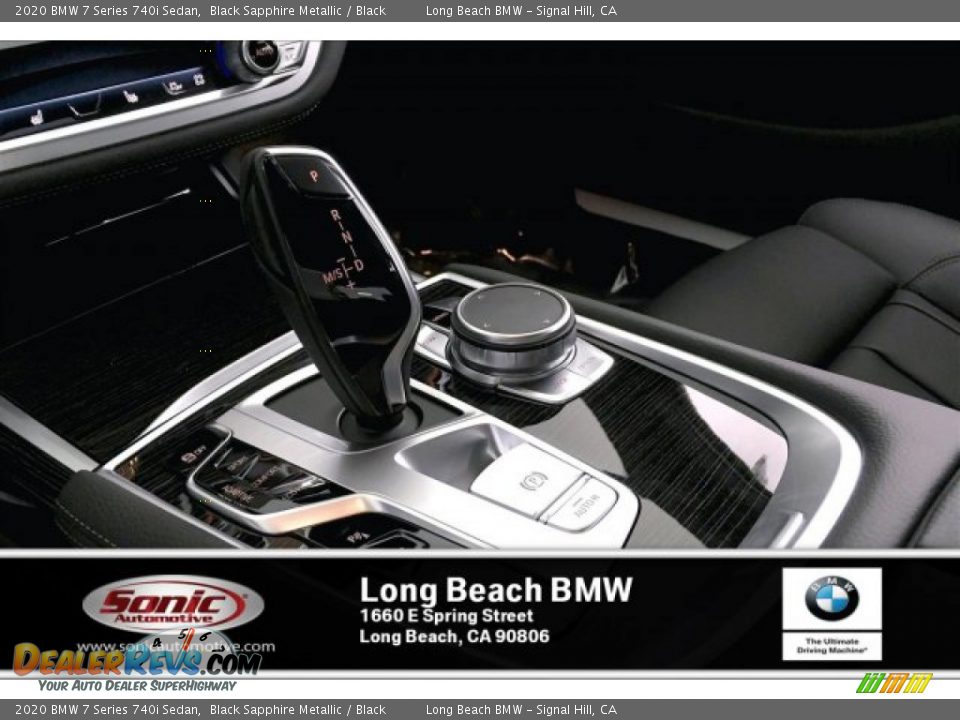 2020 BMW 7 Series 740i Sedan Black Sapphire Metallic / Black Photo #6