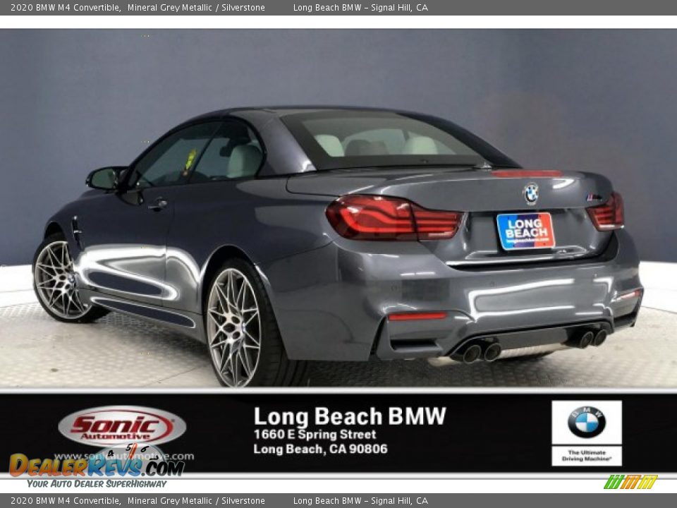 2020 BMW M4 Convertible Mineral Grey Metallic / Silverstone Photo #2