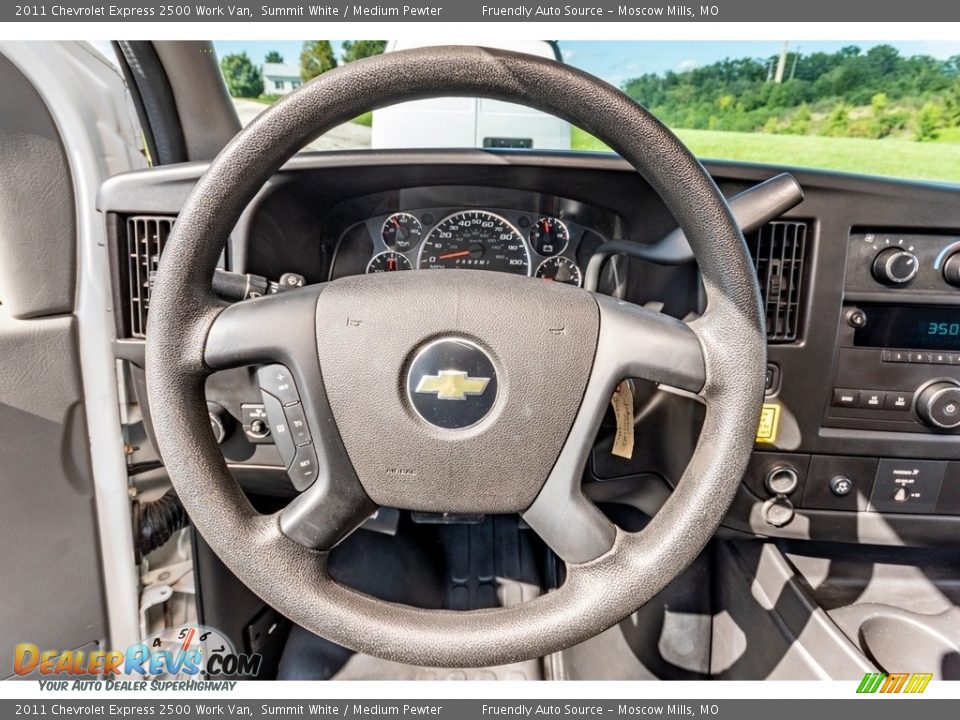 2011 Chevrolet Express 2500 Work Van Summit White / Medium Pewter Photo #35