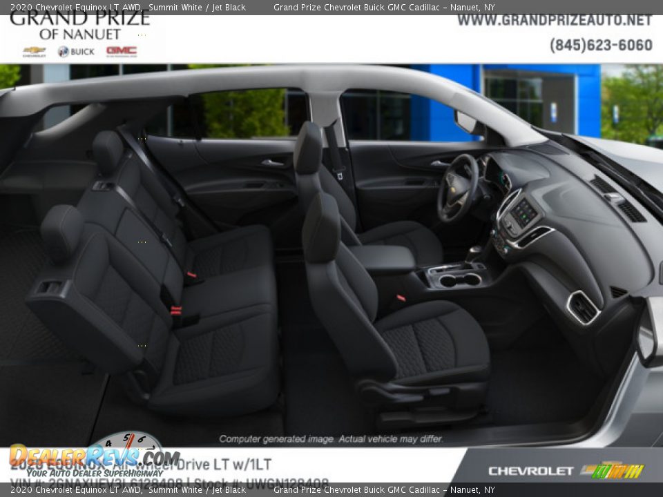 2020 Chevrolet Equinox LT AWD Summit White / Jet Black Photo #6
