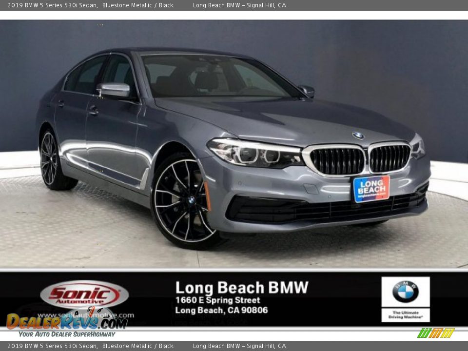 2019 BMW 5 Series 530i Sedan Bluestone Metallic / Black Photo #1