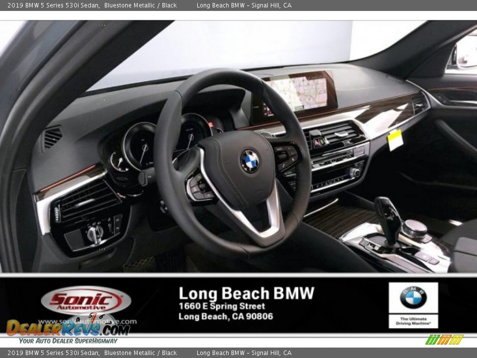 2019 BMW 5 Series 530i Sedan Bluestone Metallic / Black Photo #4