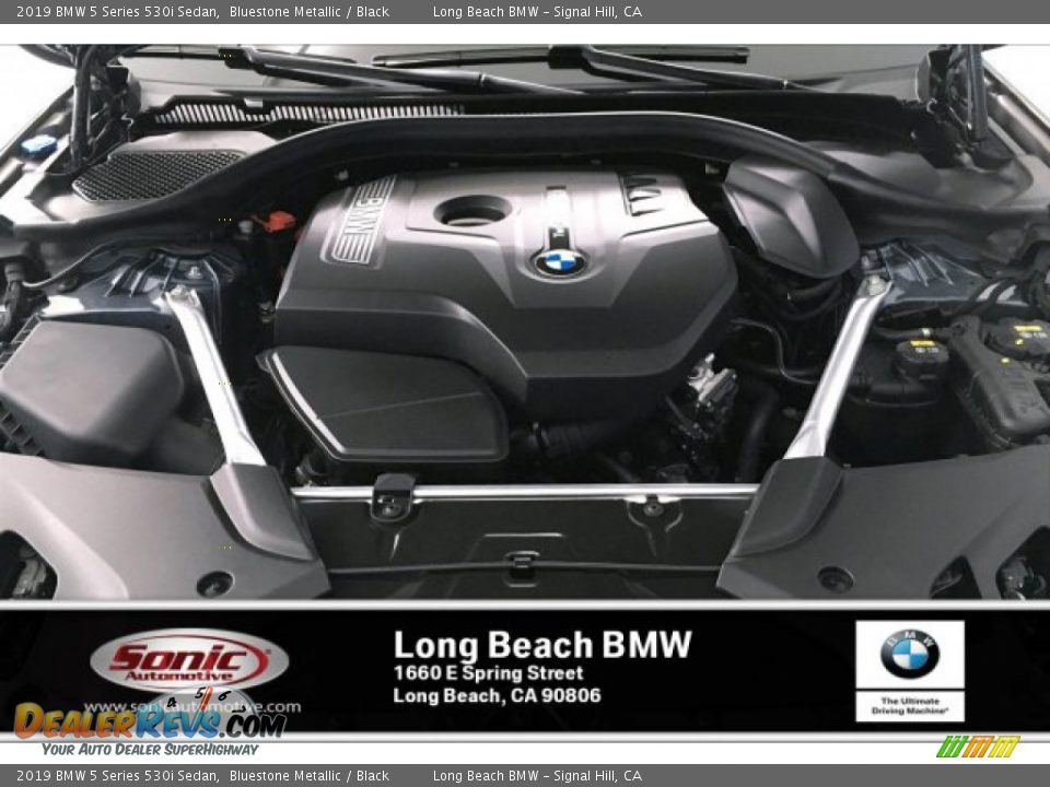 2019 BMW 5 Series 530i Sedan Bluestone Metallic / Black Photo #8