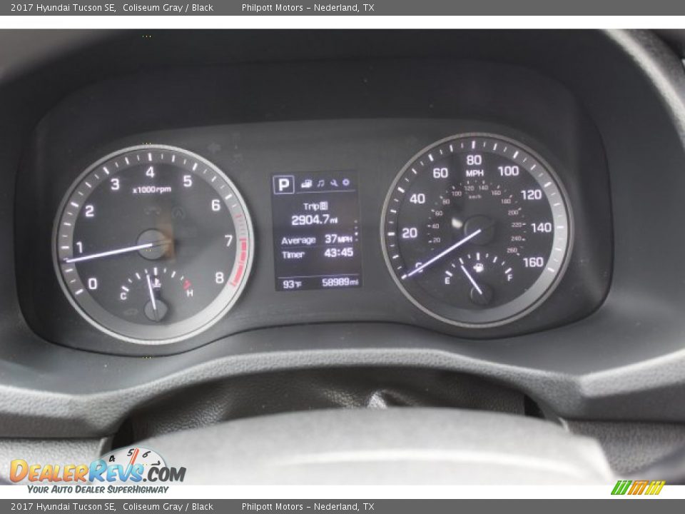 2017 Hyundai Tucson SE Coliseum Gray / Black Photo #15