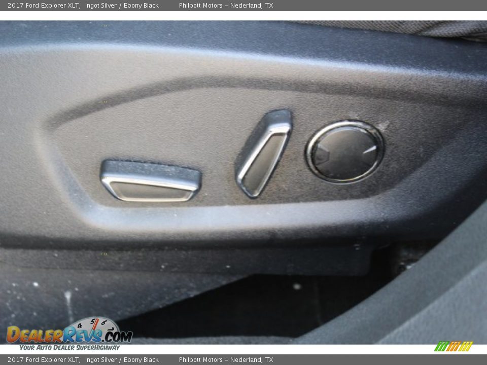 2017 Ford Explorer XLT Ingot Silver / Ebony Black Photo #12