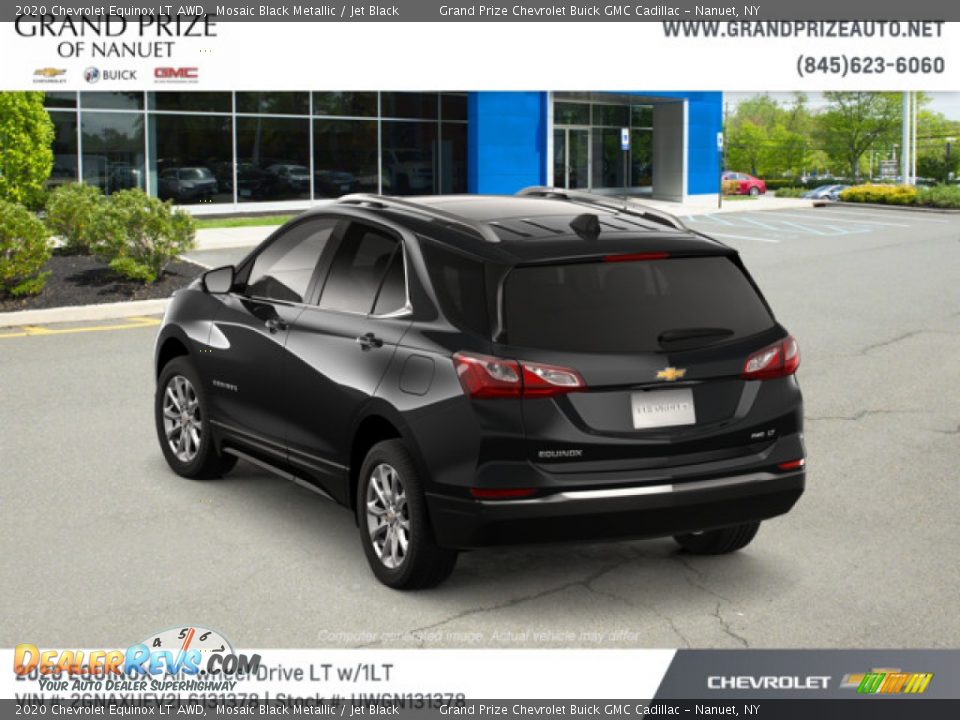 2020 Chevrolet Equinox LT AWD Mosaic Black Metallic / Jet Black Photo #3