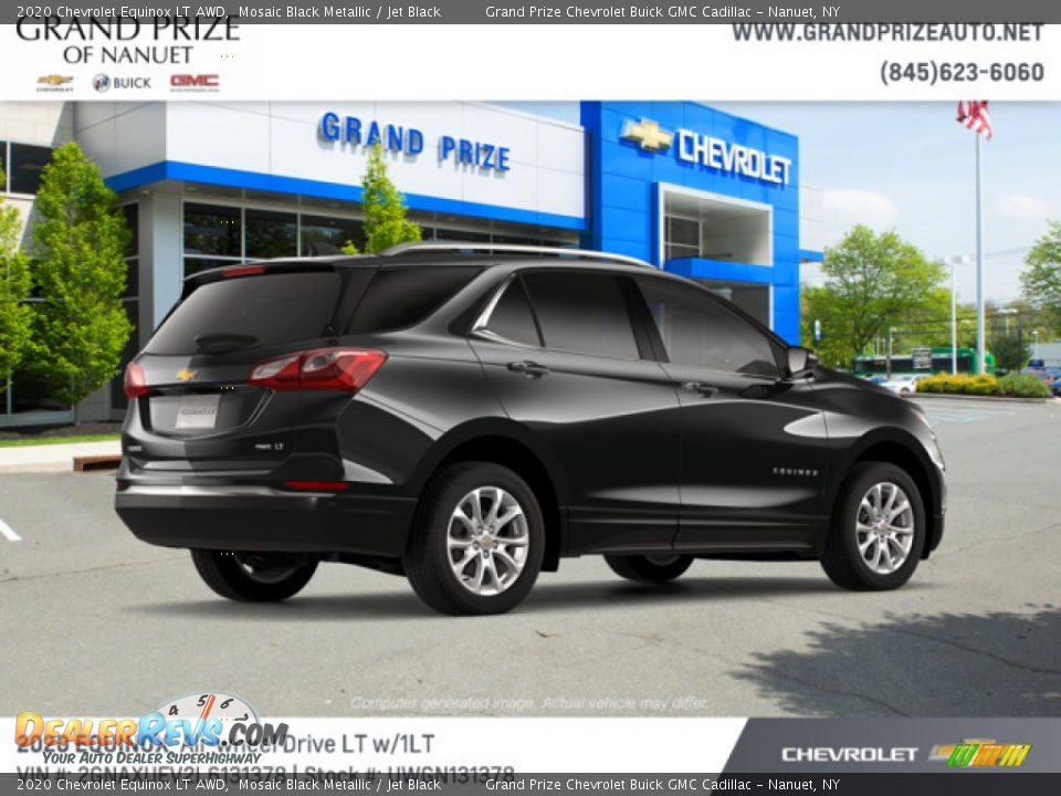 2020 Chevrolet Equinox LT AWD Mosaic Black Metallic / Jet Black Photo #4