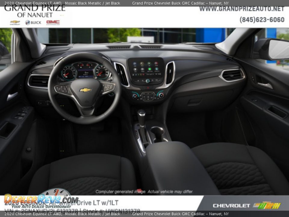 2020 Chevrolet Equinox LT AWD Mosaic Black Metallic / Jet Black Photo #5