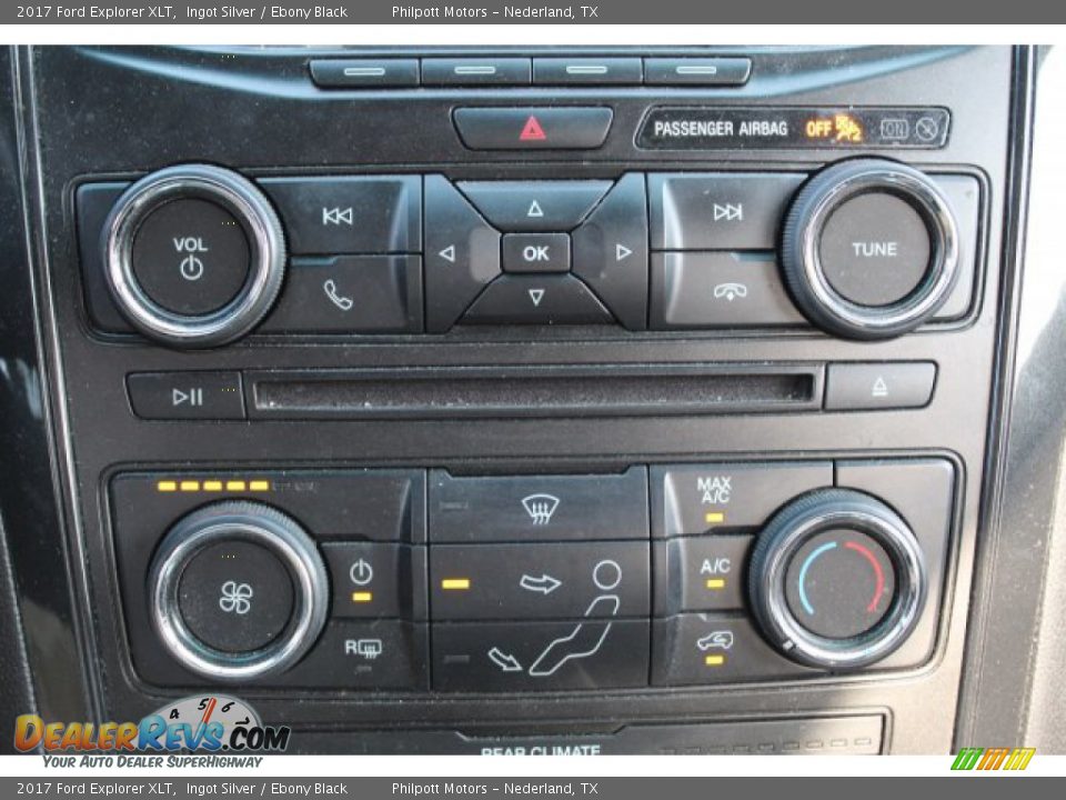 2017 Ford Explorer XLT Ingot Silver / Ebony Black Photo #18